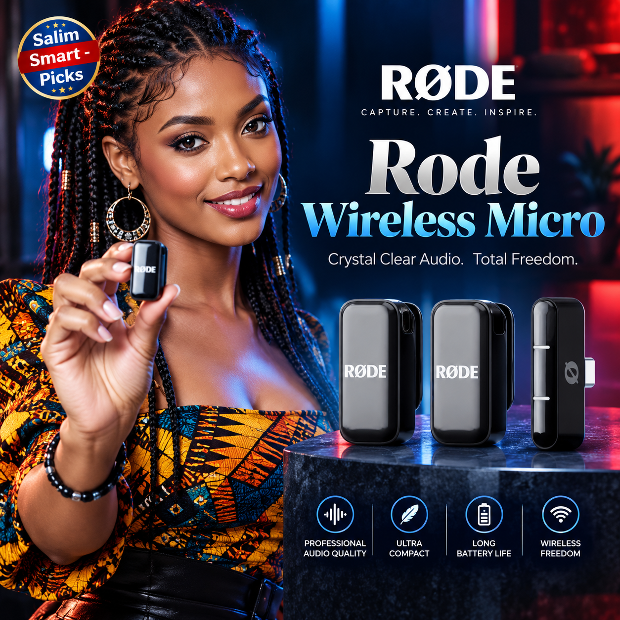 RØDE Wireless Micro wireless microphone for smartphone content creation